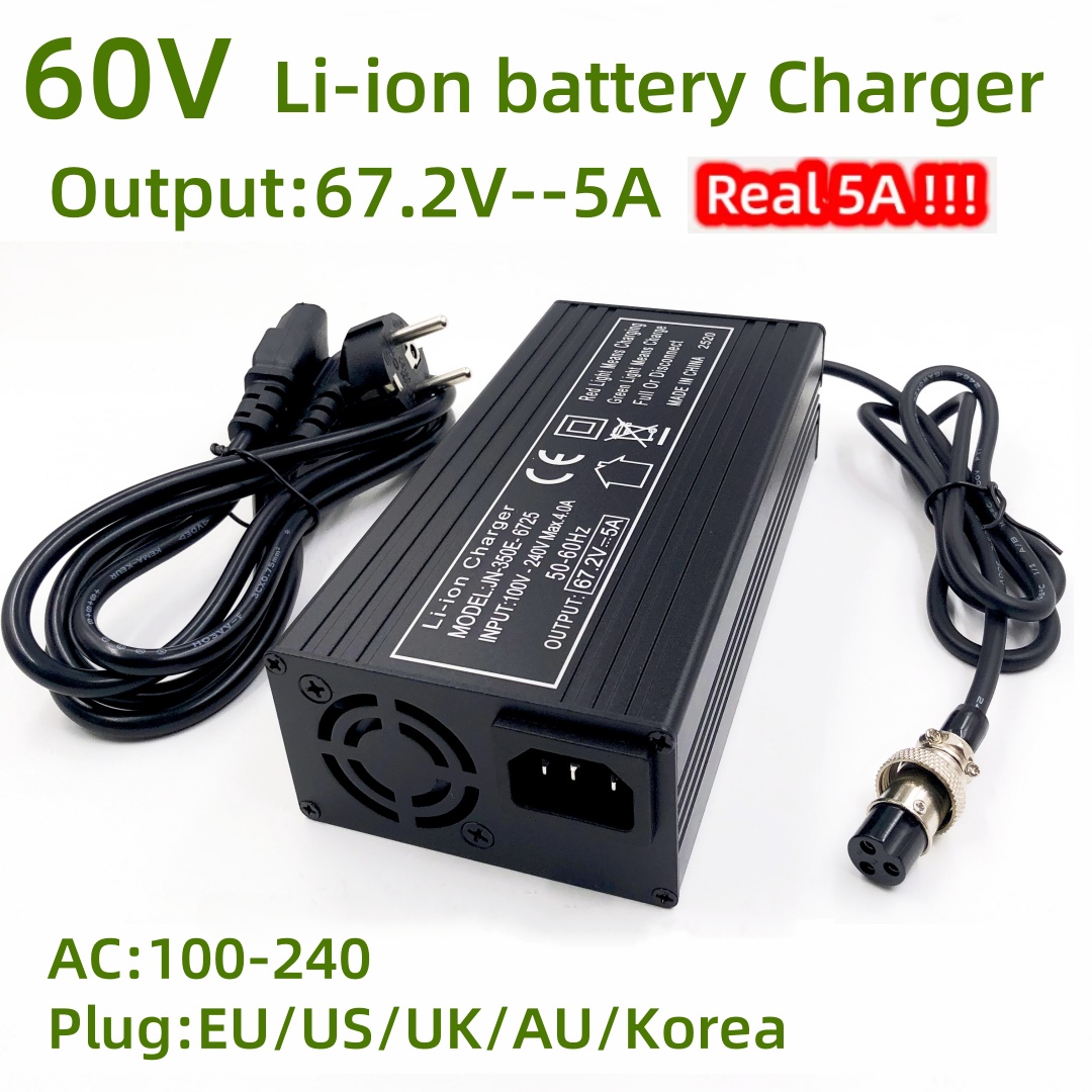 84V 20A Smart Charger - 67,2V 5A Schnellladegerät für 60V Schubkarren-Harley