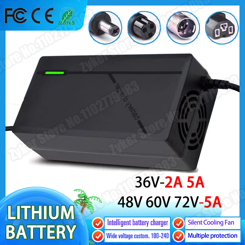84V 20A Smart Charger - 36V 48V 60V 72V Ladegerät 2A