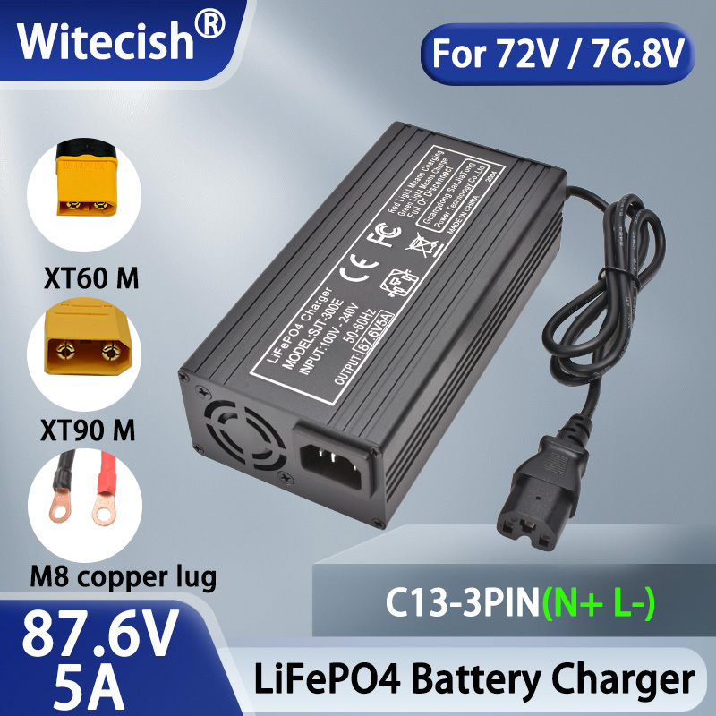 87,6V 10A 5A LiFePO4 Batterie- – 84V 20A Smart Charger Bewertung und Preis