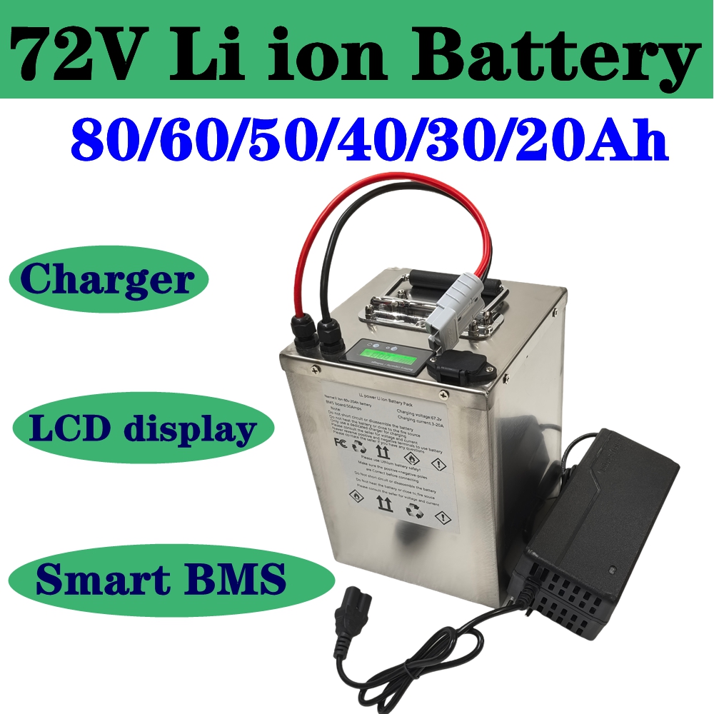 20S 72V 20Ah 30Ah 40Ah 50Ah 60 – 72V 40Ah Lifepo4 Battery Pack Bewertung und Preis