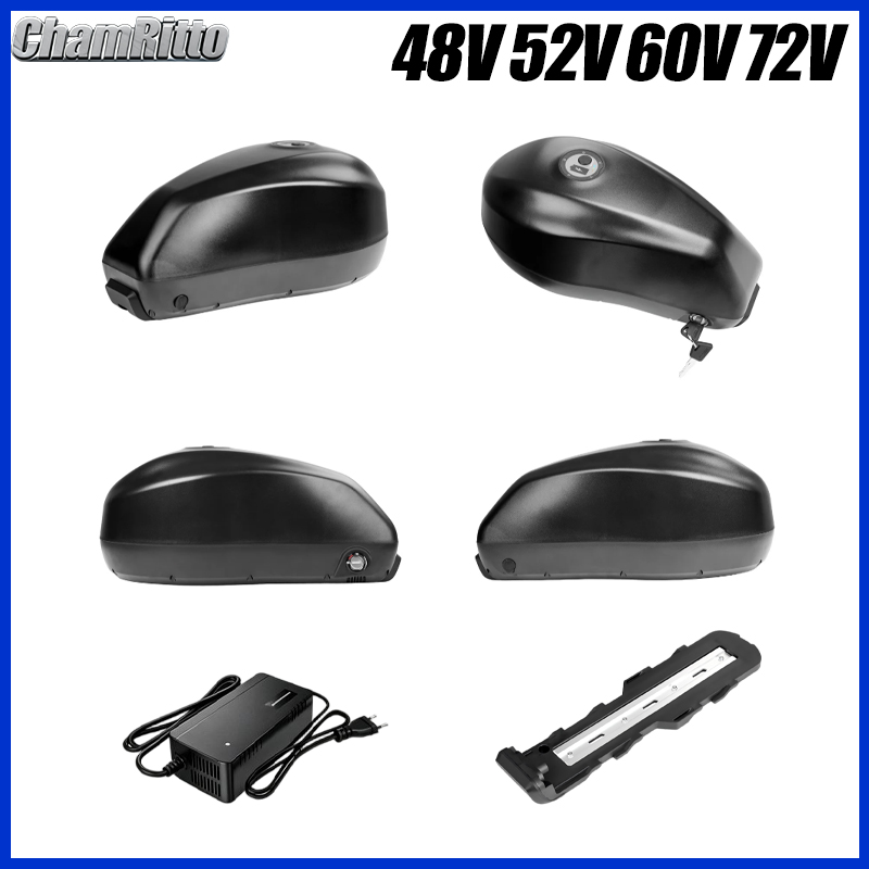 E-Bike 48V 72V Unterrohr-Akku  – 72V 50Ah 21700 Lithium Battery Bewertung und Preis