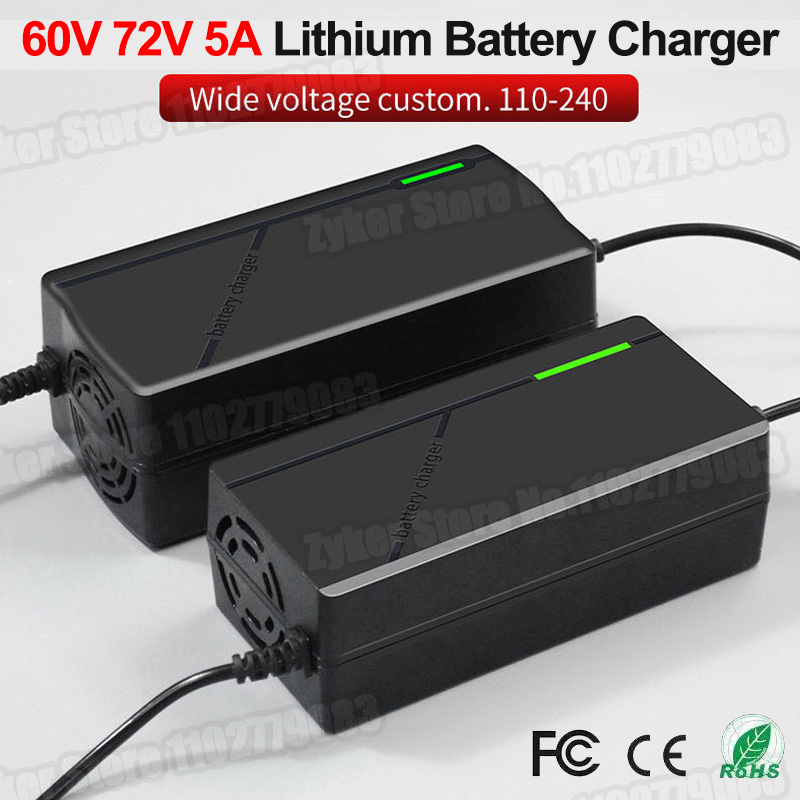 60V 72V 5A Lithium-Batterie-La – 84V 20A Smart Charger Bewertung und Preis