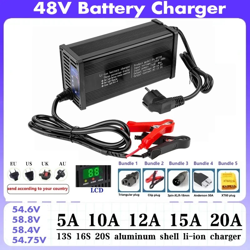 Hochleistungs-Lithium-Batterie – 84V 20A Smart Charger Bewertung und Preis